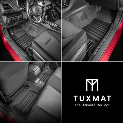 Tuxmat - For Subaru Crosstrek/Xv 2018-2023 Models - Custom Car Mats - Maximum Coverage, All Weather, Laser Measured - This Full Set Includes 1St And 2Nd Rows #TOP1