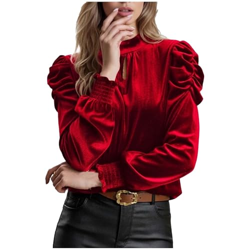 Contenuto della confezione: 1 top in velluto da donna. Cura del capo: lavare in lavatrice o a mano, si consiglia l'uso di acqua fredda, non candeggiare.