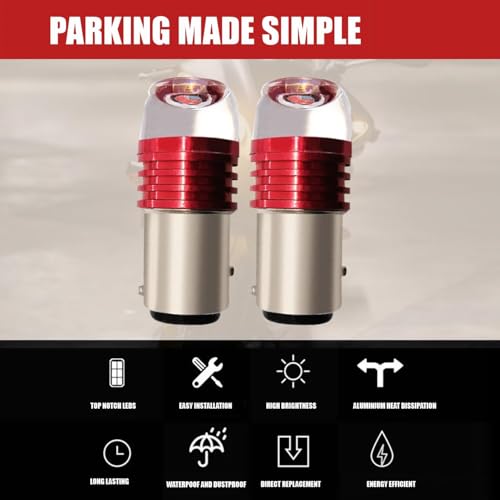 Pivalo EXNPE14 T10 LED Light Red (Pack of 2) - Image 6
