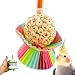 Bonka Bird Toys 1925 Cake Bird Toy foraging parrot cage toys cages shred cockatiel african grey