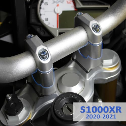 Abrazadera elevadora de manillar BMW S1000XR negra 2