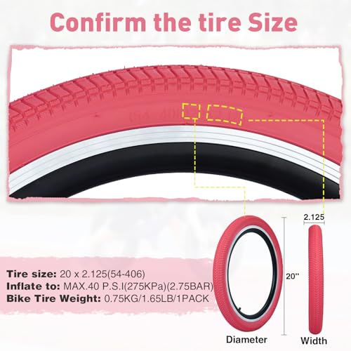 14/16/20/24/26 x 2.125 Bike tire 2 Pack 14/16/20/24/26 Bike