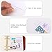 300pcs Sturdy Ring Binder Stickers, Clear Hole Reinforcement Stickers Self-Adhesive Hole Labels Office School Supplies for Document Ring Binder Bill Paper Postcards Photos