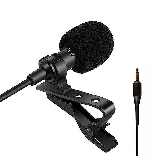 Sujeetec Lavalier Microphone Lapel Microphone Compatible with Portable Voice Amplifier