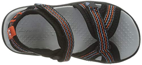 viking Loppa, Unisex-Kinder Slingback Sandalen, Schwarz (Black/Dark Grey 291), 34 EU (2 UK)