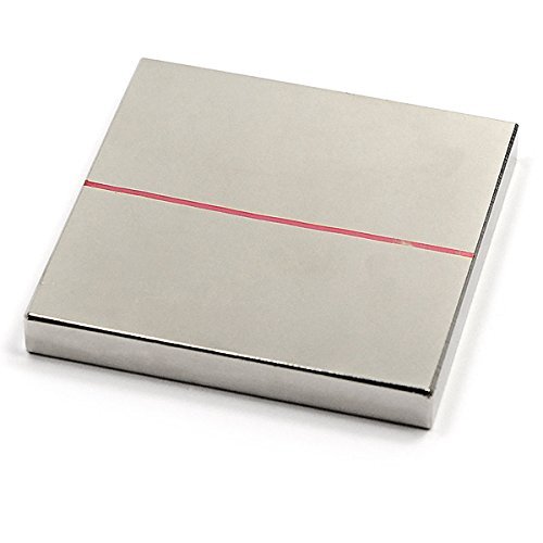 Grade N52 Rectangular Neodymium Magnet 2x2x1/4