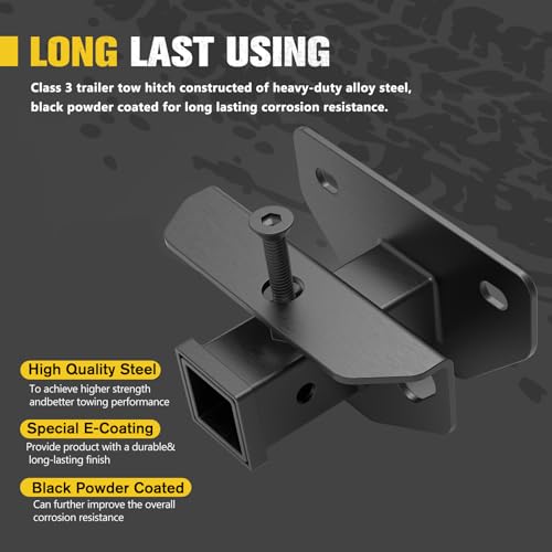 image for BUNKER INDUST Rear Trailer Hitch Receiver - Fit for 2003-2018/2019-202