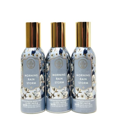 Image of Concentrated Room Spray Bath and Body 3 Pack 1.5 oz / 42.5 g Home Fragrance Air Freshner (1.5 oz / 42.5 g (3 Pack), Morning Rain Strom)
