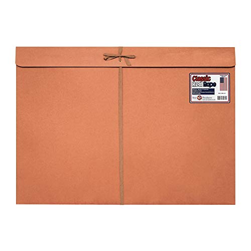 Image of Star Products T246 24 x 36, Classic Red Rope, Paper Artist Portfolio with Tie Tape Closure, Poster, Art Storage, 24 inch x 36 inch