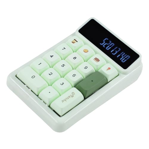 HEYZAKKA KM17 Mechanical Numeric Keypad 17Keys Numpad Keyboard Calculator Efficient Data Entry Hot Swappable for Computers