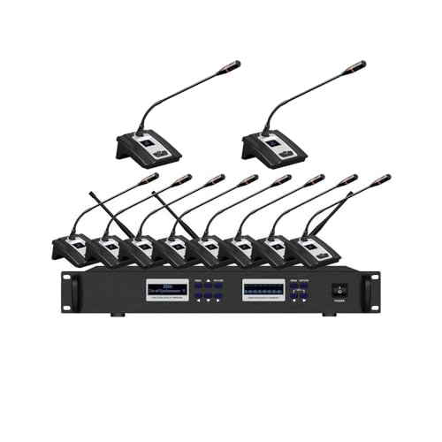 Boardroom Microphone UHF Digital Discussion System 10