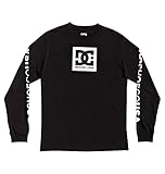 Cuello: Cuello redondo Billabong Square Star-Camiseta De Manga Larga para Hombre, Black, XS