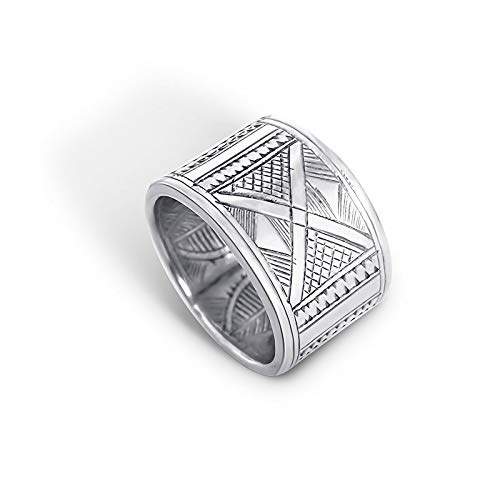 Bague Tuareg argent gravé main évitez les faux bijoux ethniques du Niger