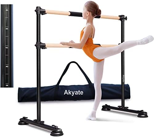 Akyate Ballet Barre (black-4FT-wood)