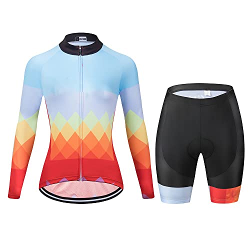 Maillot de cyclisme respirant manches longues femme pour vos sorties nature