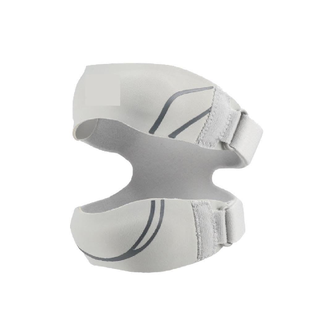 Cinturino for ginocchio rotuleo regolabile 2 pezzi con doppi cuscinetti in silicone for uomo donna(Gray)