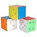 OJIN Yongjun Cube Puzzle Set-Confezione da 3 (Include 3X3 Angolo di fluttuazione Puzzle Cubo, Windmill Cube 2x3 Forma MOD, Fisher Cube 3x3x3 Forma Twisty Puzzle) (Senza Adesivo)