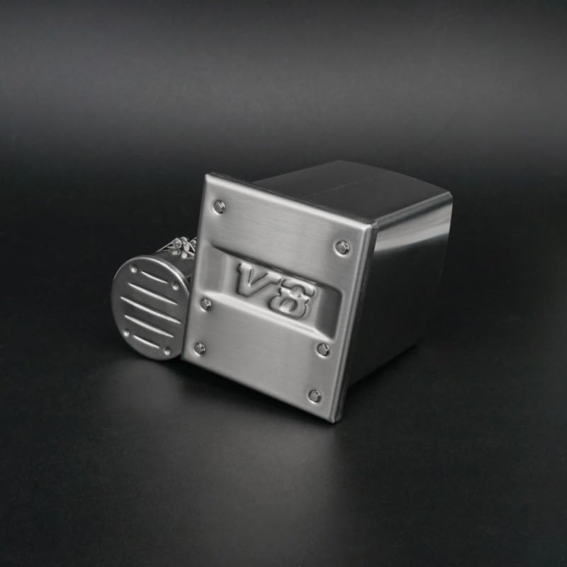 TOUCAN RC HOBBY LESU Metal Exhaust Tank V8 for Handmade DIY for Tamiya 1/14 RC Tractor Truck Dumper Model