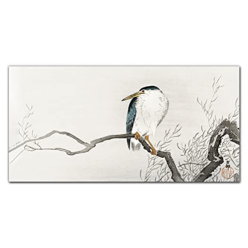 Tableau en verre acrylique 100x50cm oiseaux pour décoration murale salon
