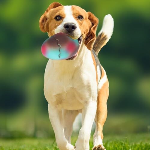 Fituenly Hundequietschende Spielzeug Latex Dinosaurier Ei Model Hundespielzeug Klingen Molierspielzeug Für Hunde, Haustier Und Welpe.