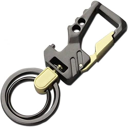 Olivery Key Chain Bottle Opener with 2 Key Rings and Gift Box, Heavy Duty Car Keychain Fob for Man and Women