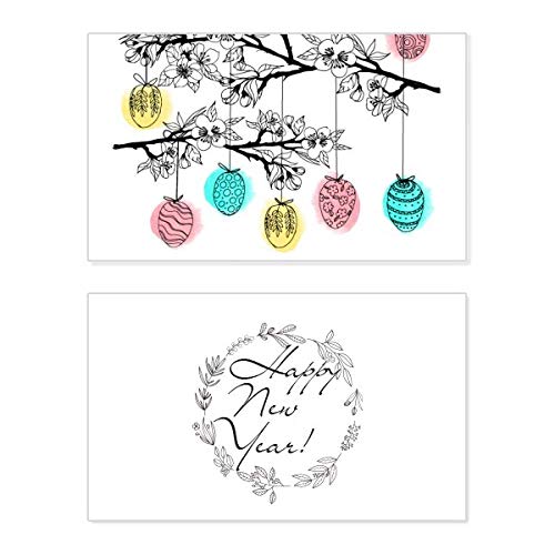 Tarjeta conmemorativa de Pascua y religión para enviar mensajes de bendición en familia