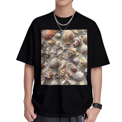 T-shirt en coton Seashells pour vos après-midis détente à la plage