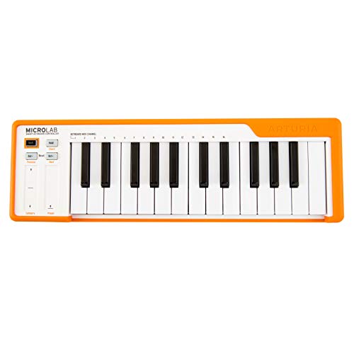 Arturia MicroLab Orange – Kompakte 25er USB-Controller-Tastatur