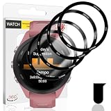 Euukzzea Pellicola Protettiva per Garmin Forerunner 265S, 4 Pezzi Trasparente Morbido HD TPU Pellicola Film, Anti-Graffio Senza Bolle Copertura Completa Protezione Schermo Pellicola