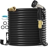 Lefree Garden Hose 100ft, Garden Hose 100ft(Black)