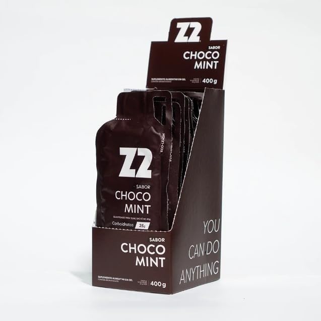 Energy Gel Z2+ (Display 10 sachês 40g), Sabor Choco Mint
