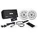 BOSS Audio Systems ASK902B.6 Marine 500 Watt 4 Channel Amplifier 6.5 Inch Speaker Bluetooth System, Bluetooth Remote, USB Auxiliary Interface Mount, Waterproof Pouch