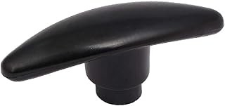 Lon0167 New M8x80mm T Featured Shaped Handle Machinery Reliable Efficacy Clamping Hand Knob Black(id:ad9 93 a4 ACF)
