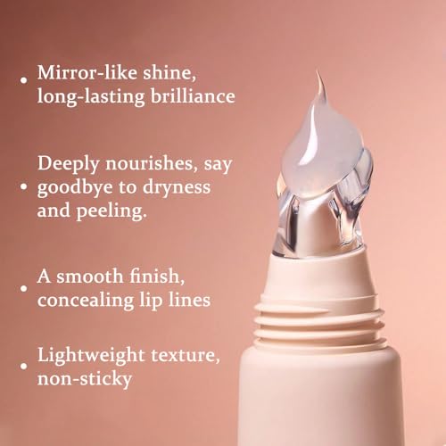 Image of Tinted Lip Serum Melting Lip Balm, Hydrating Tinted Lip Balm For A Glossy Finish & Soft, Nourished Lips with Plumping Polypeptides, Supple Lips, Vegan & Cruelty-Free (04#Candy Lane)