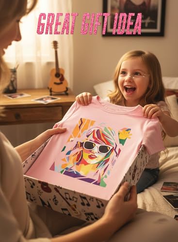Image of Girl Country Music T-Shirt - Kids Singer Letters Graphic Birthday Shirts Gifts Fan Song Tour Concert Outfit Top