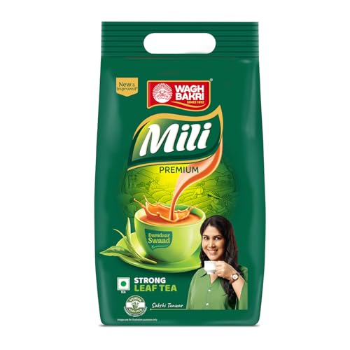 Image of Wagh Bakri Mili Leaf Tea, 1Kg, Green Tea