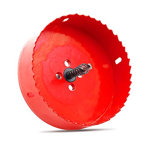 Image of Hordion Hole Saw Bi-Metal Saw Drilling Tool | with Twist Drill Bit & L Hex Wrench for Wood Plasterboard Plywood Plastic