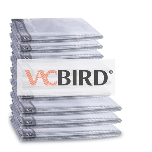 9-Pack Vacuum Storage Bags for Travel, Space Saver Compression Bags (No Pump Included) 9 bags