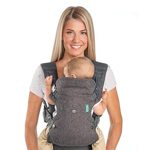 Infantino Flip Advanced 4-in-1 Convertible Carrier, Light Grey