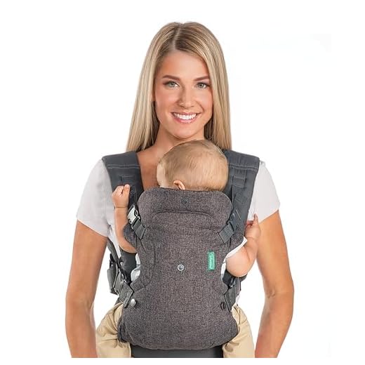 Infantino Flip 4-in-1 Convertible Carrier, Grey