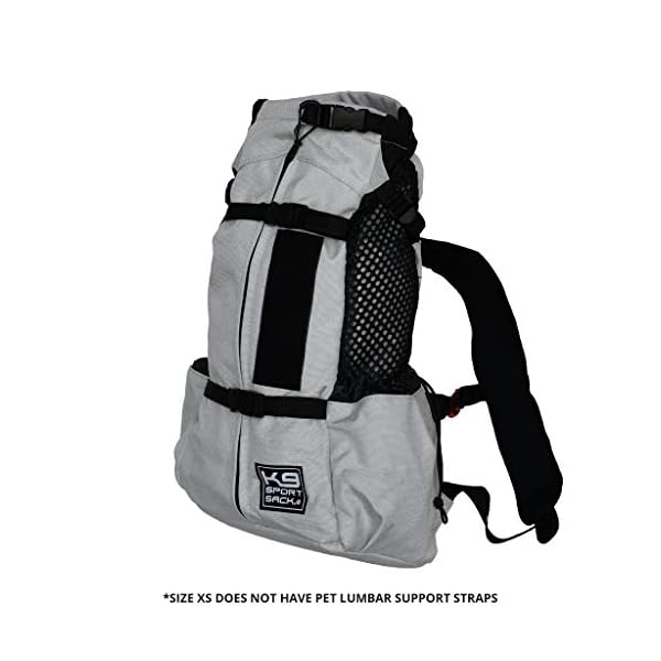 K9-Sport-Sack-Dog-Carrier-Adjustable-Backpack-X-Small-Air-2-Charcoal-Grey K9 Sport Sack Knavigate - Front Facing Adjustable Dog Backpack Carrier