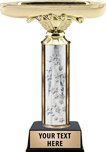 Crown Awards Canoe Trophies, Personalized Silver Canoe Trophy with Custom Engraving Prime