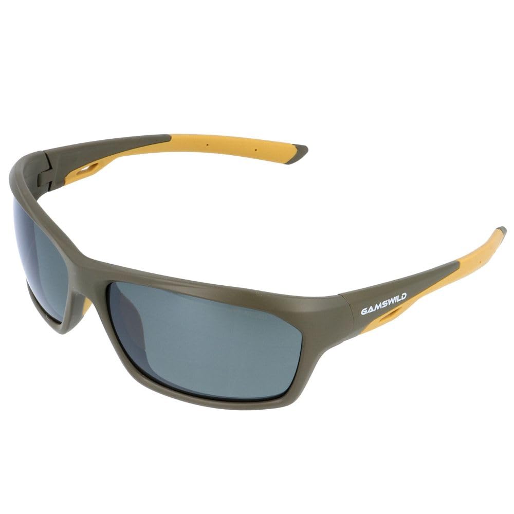 Gamswild WS4034 Sportbrille Sonnenbrille TR90 polarisiert Fahrradbrille Skibrille Damen Herren Unisex Leichtgewicht| grün | blau| braun |
