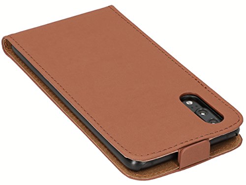 mumbi Flip Case Compatible with Huawei P20 Brown - Image 3