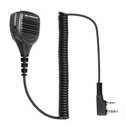 Microphone à 2 broches pour talkie-walkie Baofeng Retevis Kenwood