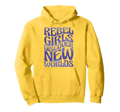 Girls Cute Discover New Worlds Pullover Hoodie