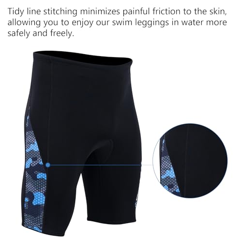 Pantalones cortos de neopreno para hombre, 2 mm de grosor, para buceo, surf y deportes acuáticos miniatura 7