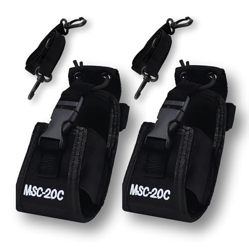 Funda Walkie Talkie, 2 Pcs, Fundas para Walkies Talkie Multi-Función, Estuche de Funda Walkie, Funda de Nylon, Porta Walkie,...