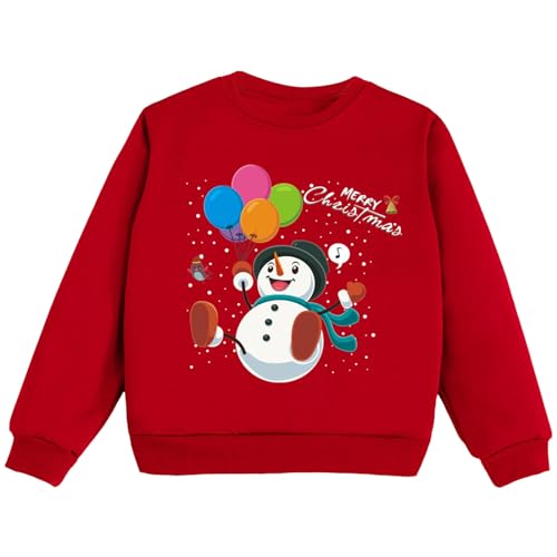 Weihnachtspullover Kinder Weihnachts Sweatshirt, Rentier 146 Pulli,...