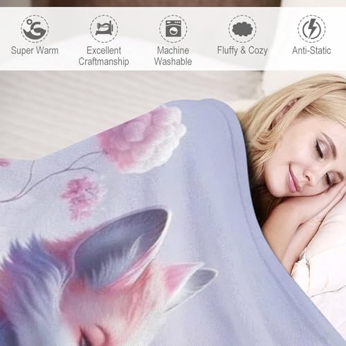 Couverture renard chaude et lavable pour des soirées cocooning sur le canapé - 6